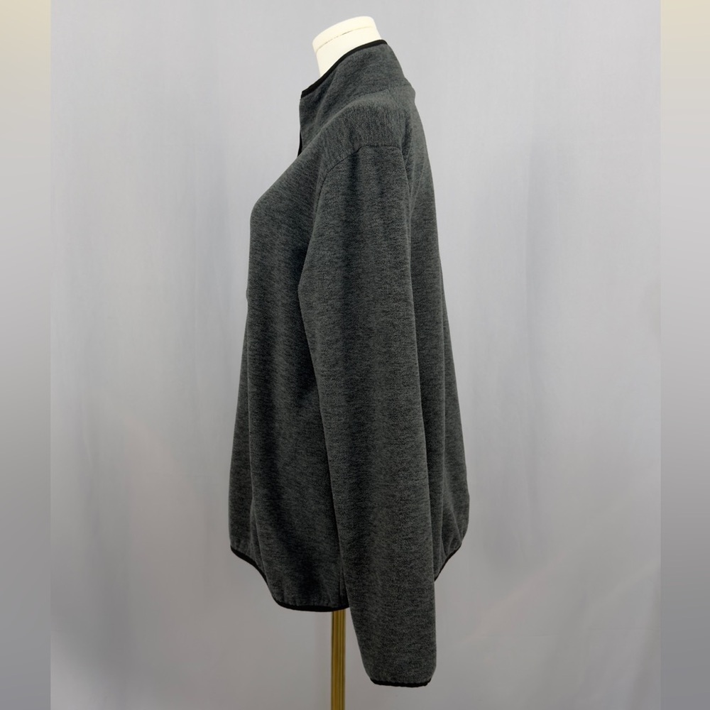 Dri-Duck Women’s Gray Quarter-Botton Fleece - Picture 5 of 5